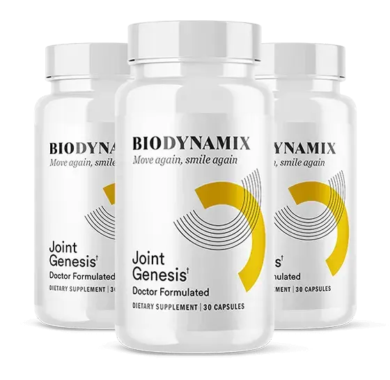 Three bottles of Joint Genesis