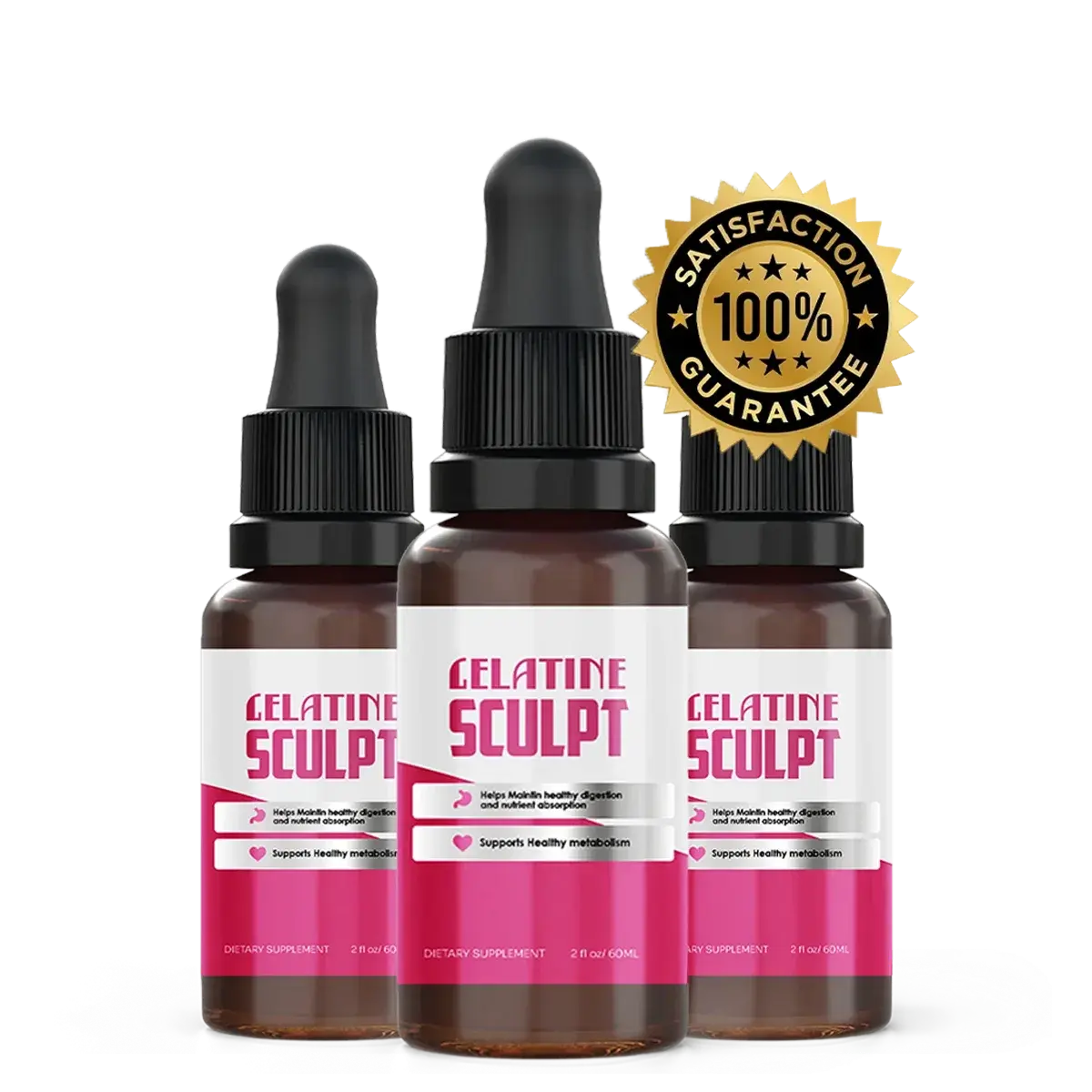 Three bottles of Gelatine Sculpt