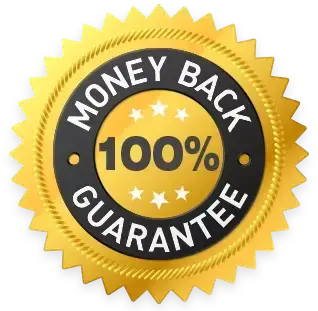 Guarantee seal supplied with BellyFlush product materials