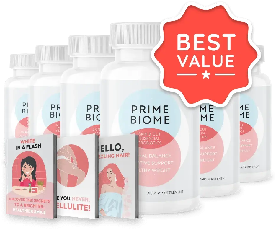 PrimeBiome six bottle package