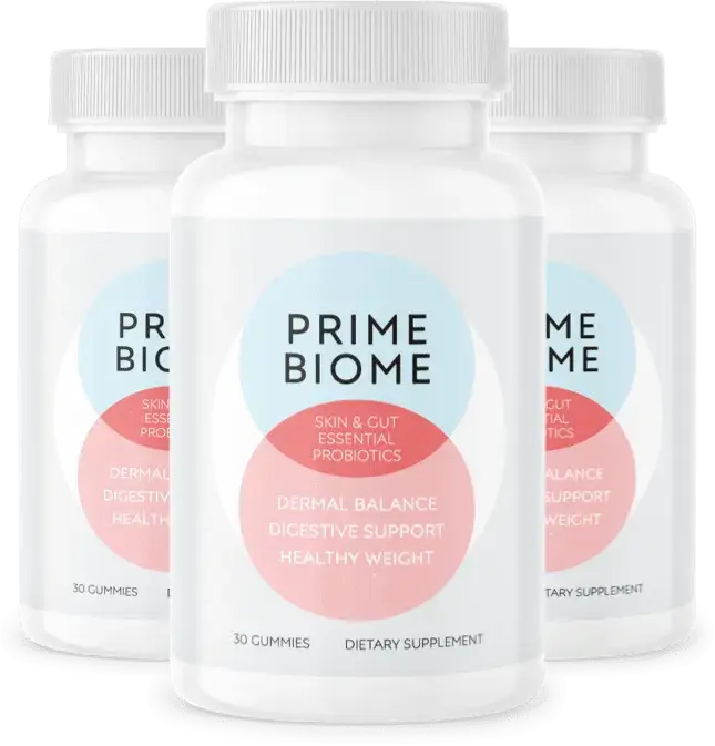 PrimeBiome three bottle package