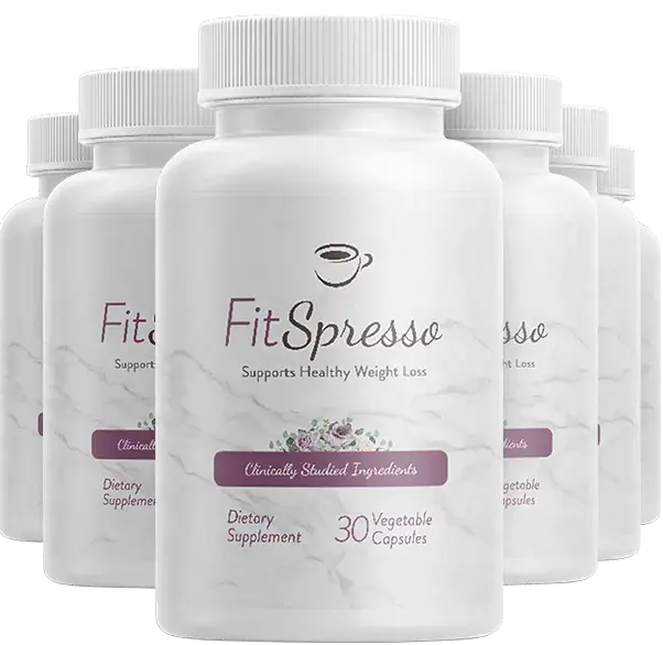 Six FitSpresso bottles