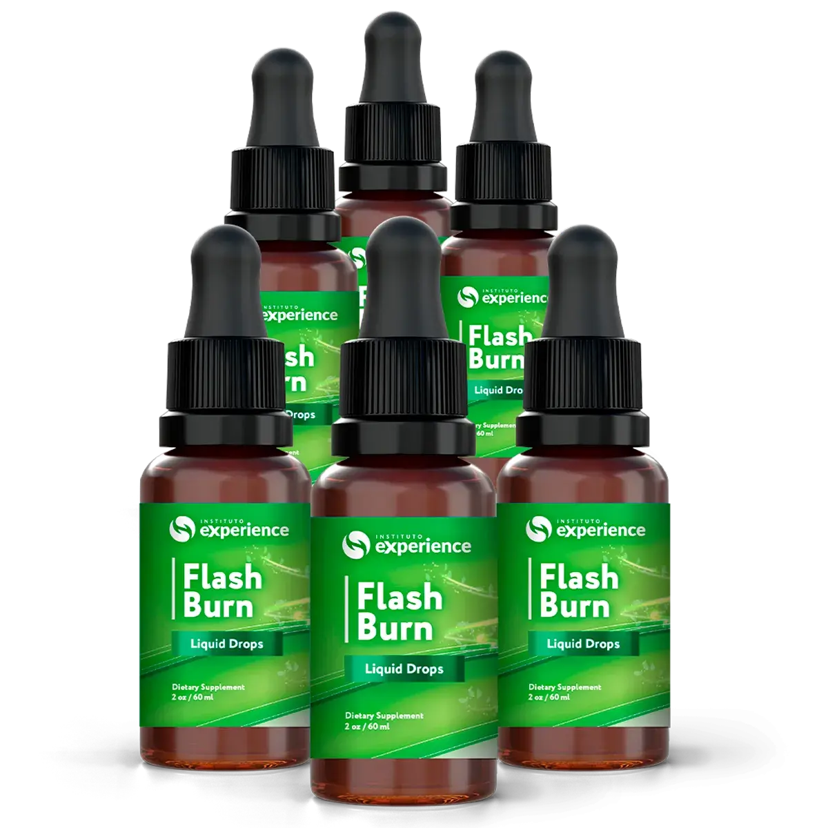 FlashBurn package of six bottles