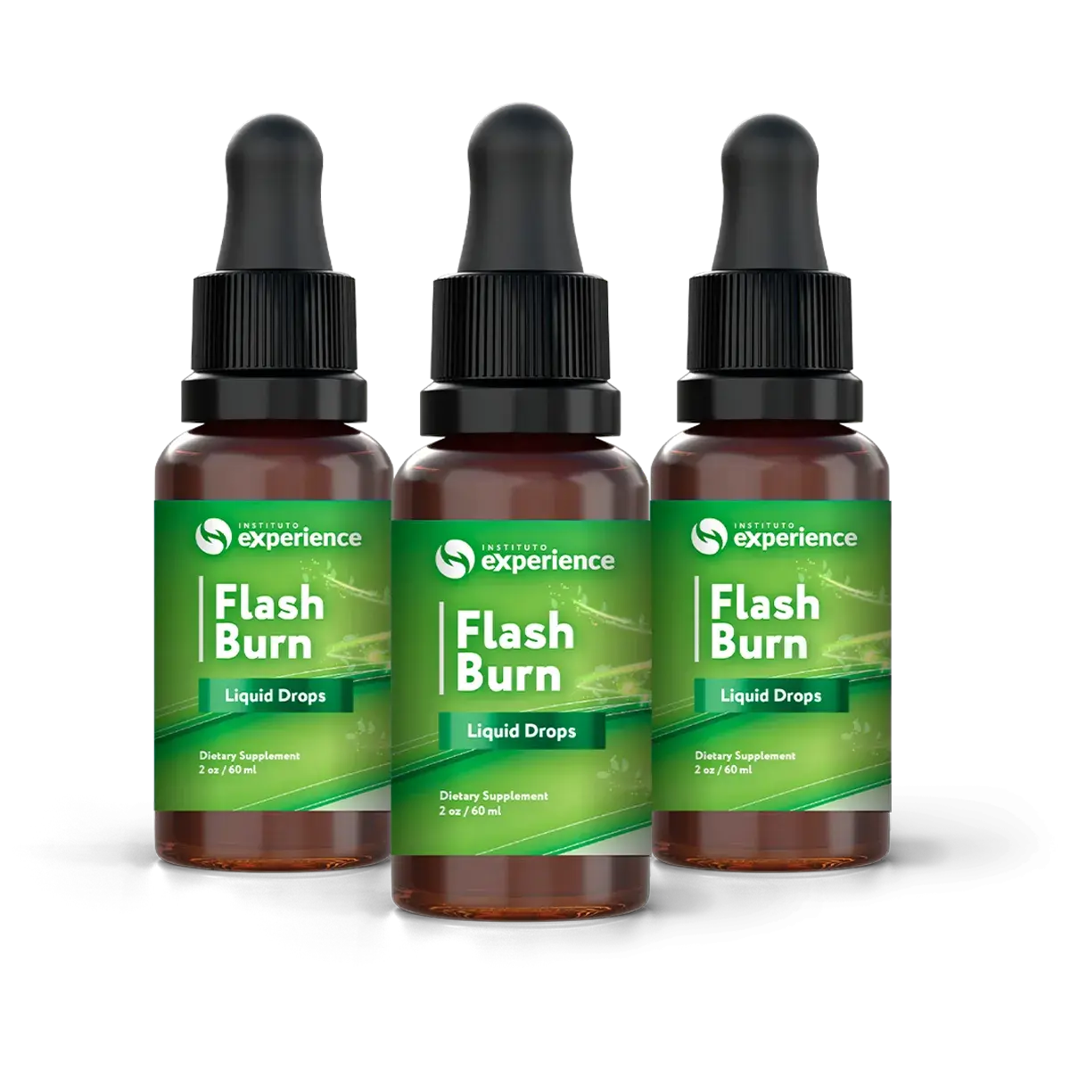 FlashBurn liquid supplement three bottle package