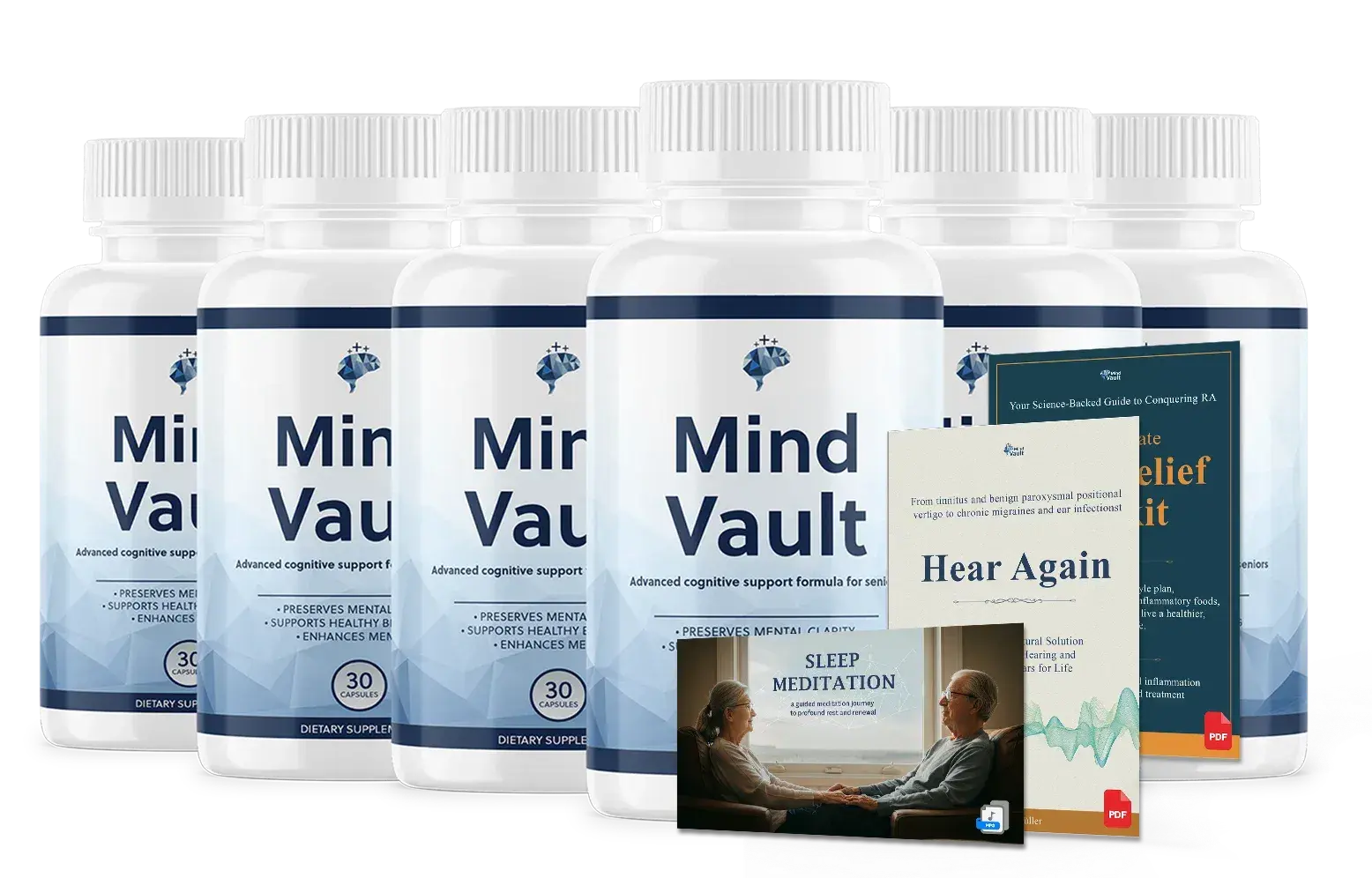 MindVault six bottles